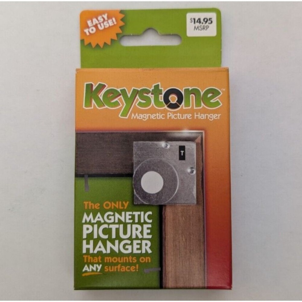 Keystone Magnetic Picture Hanger Mounts Any Surface Frame Display Hardware